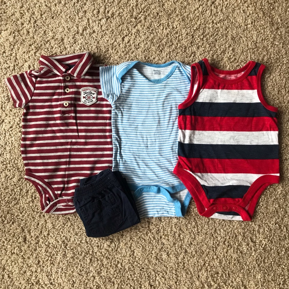 Carters & Ganimals onesie Bundle